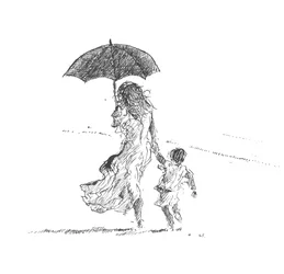 Madre e hijo, Sri Lanka